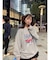 DEVICE×佐藤かれん ルーズグラフィックプリント スウェット