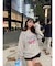 DEVICE×佐藤かれん ルーズグラフィックプリント スウェット