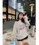 DEVICE×佐藤かれん ルーズグラフィックプリント スウェット