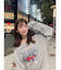 DEVICE×佐藤かれん ルーズグラフィックプリント スウェット