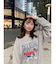 DEVICE×佐藤かれん ルーズグラフィックプリント スウェット