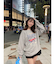DEVICE×佐藤かれん ルーズグラフィックプリント スウェット