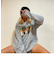DEVICE×えんな ルーズグラフィックプリント スウェット