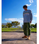 DEVICE×えんな ルーズグラフィックプリント スウェット