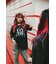 タイガー スカル 髑髏 プリントダメージ加工 韓国 古着風 ピグメント Tシャツ 半袖