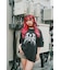 タイガー スカル 髑髏 プリントダメージ加工 韓国 古着風 ピグメント Tシャツ 半袖