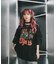 タイガー スカル 髑髏 プリントダメージ加工 韓国 古着風 ピグメント Tシャツ 半袖