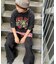 タイガー スカル 髑髏 プリントダメージ加工 韓国 古着風 ピグメント Tシャツ 半袖