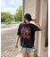 タイガー スカル 髑髏 プリントダメージ加工 韓国 古着風 ピグメント Tシャツ 半袖