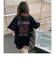 ナンバリング 古着風 バックデザイン プリント ロゴ Y2K ストリート ルーズ Tシャツ