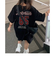 ナンバリング 古着風 バックデザイン プリント ロゴ Y2K ストリート ルーズ Tシャツ