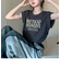 ロゴ Y2K クロップド ショート丈 ドロースト ヴィンテージライク 古着風 ストリート 半袖 Tシャツ