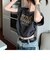 ロゴ Y2K クロップド ショート丈 ドロースト ヴィンテージライク 古着風 ストリート 半袖 Tシャツ