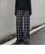 チェック ハイウエスト ワイド ストレート Y2K ストリート ルーズ パンツ