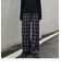チェック ハイウエスト ワイド ストレート Y2K ストリート ルーズ パンツ