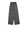 チェック ハイウエスト ワイド ストレート Y2K ストリート ルーズ パンツ