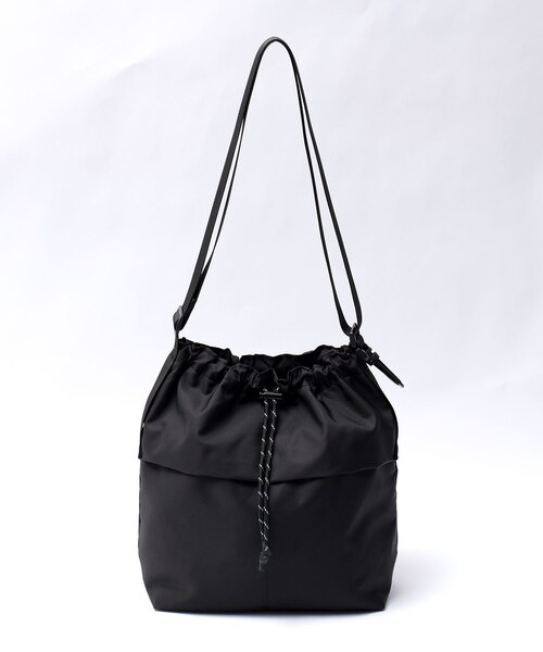 Rename カラビナ付き パラコード巾着 ナイロンショルダーバッグ