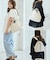 雨に強い！REAIMER ハート刺繍 撥水 キルティング 3way トート ショルダーバッグ リュック