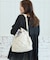 雨に強い！REAIMER ハート刺繍 撥水 キルティング 3way トート ショルダーバッグ リュック