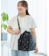 雨に強い！REAIMER ハート刺繍 撥水 キルティング 3way トート ショルダーバッグ リュック
