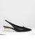 アクセントルーサイトヒールスライダー / Accented Lucite Heel Slingbacks