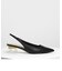 アクセントルーサイトヒールスライダー / Accented Lucite Heel Slingbacks