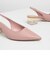 アクセントルーサイトヒールスライダー / Accented Lucite Heel Slingbacks
