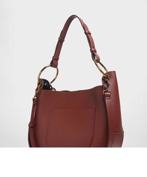 チャンキーチェーンハンドル ラージホーボーバッグ / Chunky チャンキーチェーンハンドル ラージホーボーバッグ / Chunky