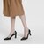 クロックエフェクト イロンゲイトポインテッドトゥパンプス /  Croc-Effect Elongated Pointed Toe Pumps