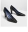 クロックエフェクト イロンゲイトポインテッドトゥパンプス /  Croc-Effect Elongated Pointed Toe Pumps