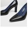 クロックエフェクト イロンゲイトポインテッドトゥパンプス /  Croc-Effect Elongated Pointed Toe Pumps