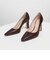 クロックエフェクト イロンゲイトポインテッドトゥパンプス /  Croc-Effect Elongated Pointed Toe Pumps