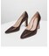 クロックエフェクト イロンゲイトポインテッドトゥパンプス /  Croc-Effect Elongated Pointed Toe Pumps