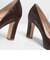 クロックエフェクト イロンゲイトポインテッドトゥパンプス /  Croc-Effect Elongated Pointed Toe Pumps