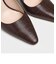 クロックエフェクト イロンゲイトポインテッドトゥパンプス /  Croc-Effect Elongated Pointed Toe Pumps