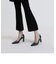 クロックエフェクト イロンゲイトポインテッドトゥパンプス /  Croc-Effect Elongated Pointed Toe Pumps