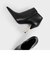 メタリックスティレットヒール アンクルブーツ / Metallic Stiletto Heel Ankle Boots