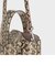 メタルアクセント スネークプリントバケツバッグ / Metal Accent Snake Print Bucket Bag