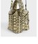 メタルアクセント スネークプリントバケツバッグ / Metal Accent Snake Print Bucket Bag