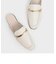 メタルアクセントミュールローファー / Metal Accent Mule Loafers