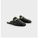 メタルアクセントミュールローファー / Metal Accent Mule Loafers