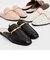 メタルアクセントミュールローファー / Metal Accent Mule Loafers