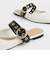 アイレットエンベリッシュド ミュール / Eyelet-Embellished Mules
