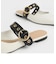アイレットエンベリッシュド ミュール / Eyelet-Embellished Mules