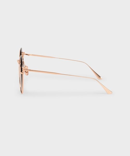 サングラス Round Sunglasses カットアウトラウンドサングラス / Cut-Out Round Sunglasses