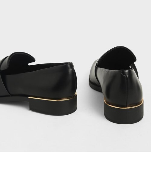 Vintage スクエアトゥ　黒　26cm ローファー Vintage スクエアトゥ 黒 26cm ローファー Vintage スクエアトゥ 黒