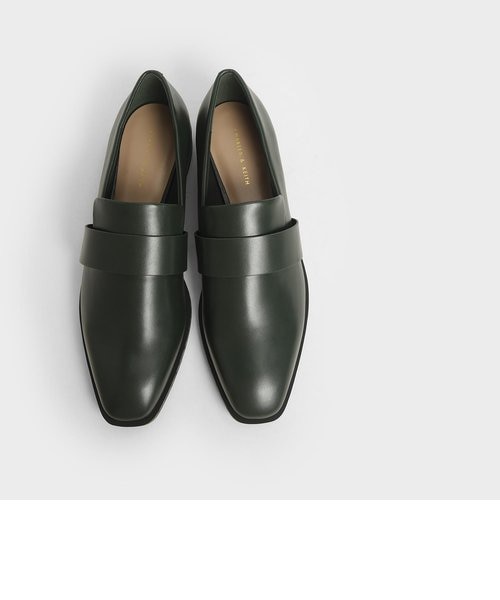 クラシックスクエアトゥローファー / Classic Square Toe Loafers