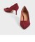 テクスチャードポインテッドトゥ パンプス / Textured Pointed Toe Pumps
