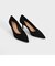 テクスチャードポインテッドトゥ パンプス / Textured Pointed Toe Pumps