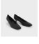 スクエアトゥ キトゥンヒールパンプス / Square Toe Kitten Heel Pumps